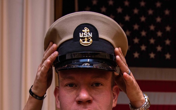 Chief Pinning Ceremony on Naval Station Norfolk