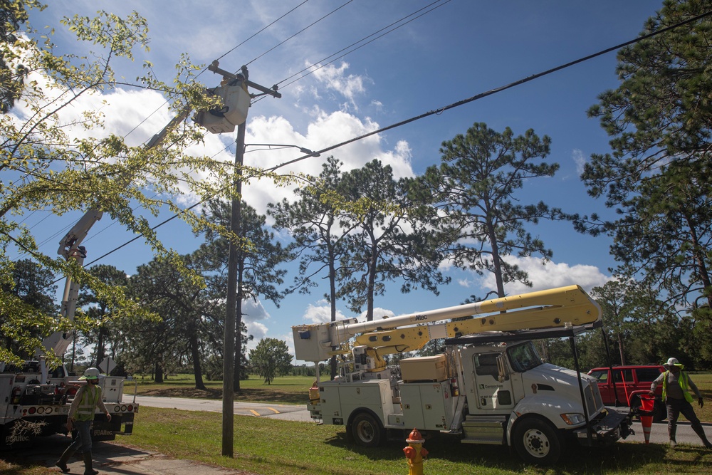 Department of Public Works moves in coordination with Fort Stewart for Hurricane Helene Relief