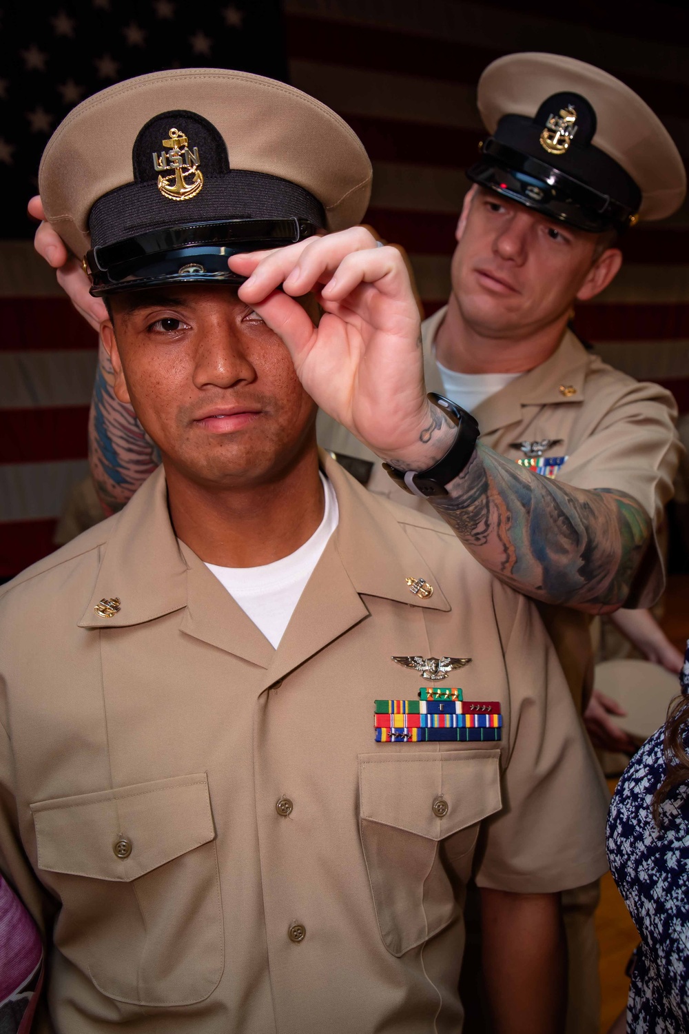 Chief Pinning Ceremony on Naval Station Norfolk