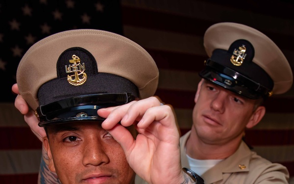 Chief Pinning Ceremony on Naval Station Norfolk