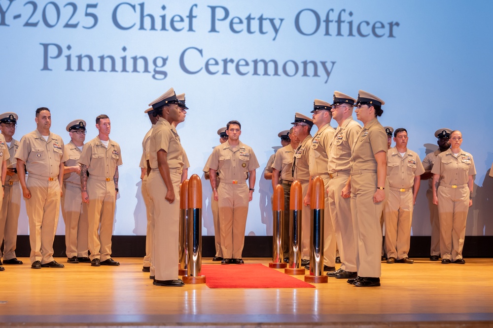 FY 2025 Chief Petty Officer Pinning Ceremony