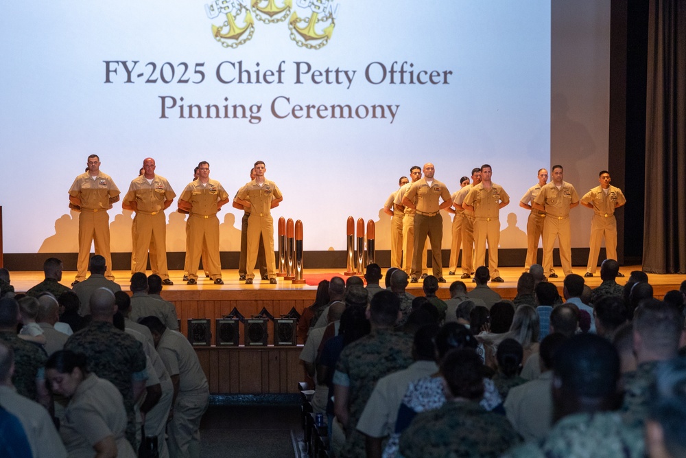 FY 2025 Chief Petty Officer Pinning Ceremony