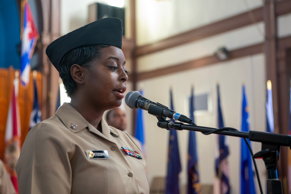 Naval Station Guantanamo Bay pins chiefs during Chief Petty Officer Pinning Ceremony