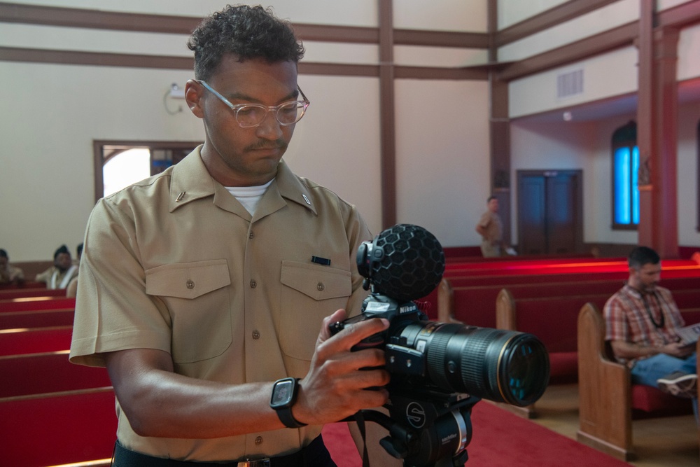 Naval Station Guantanamo Bay pins chiefs during Chief Petty Officer Pinning Ceremony