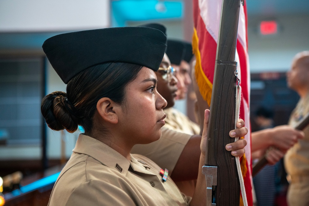 Naval Station Guantanamo Bay pins chiefs during Chief Petty Officer Pinning Ceremony