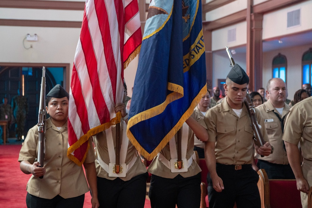 Naval Station Guantanamo Bay pins chiefs during Chief Petty Officer Pinning Ceremony