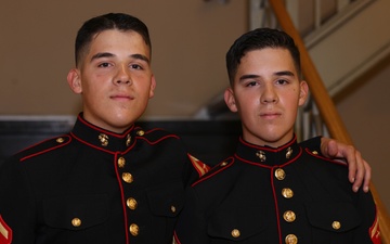 Twins enlist in USMC, become MSGs bound for South Africa