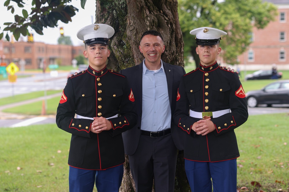 Twins enlist in USMC, become MSGs bound for South Africa