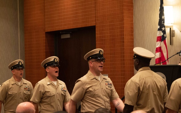 USS Bataan Promotes 15 Chiefs