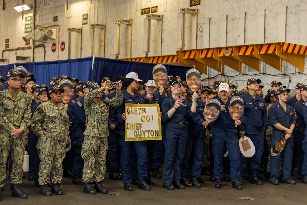 Gerald R. Ford (CVN 78) Chief Pinning Ceremony