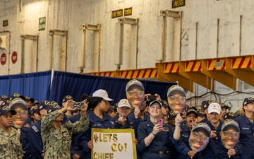 Gerald R. Ford (CVN 78) Chief Pinning Ceremony