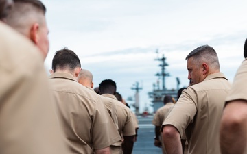 USS Gerald R. Ford (CVN 78) Chief Pinning Ceremony