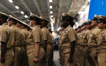 USS Gerald R. Ford (CVN 78) Chief Pinning Ceremony