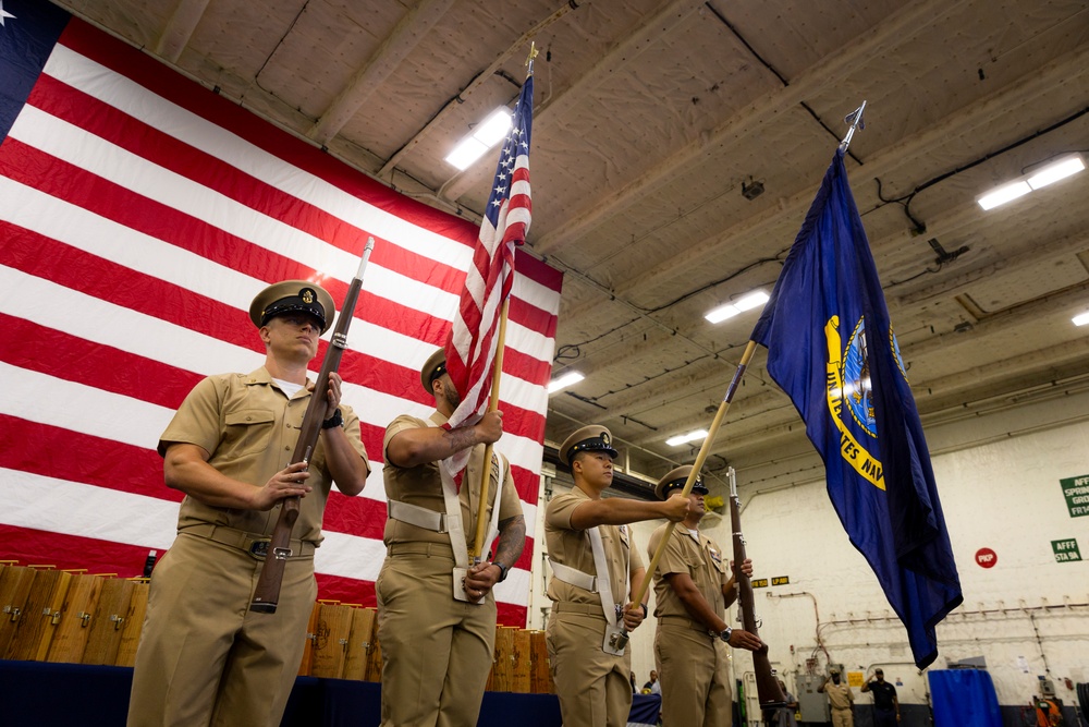 USS Gerald R. Ford (CVN 78) Chief Pinning Ceremony