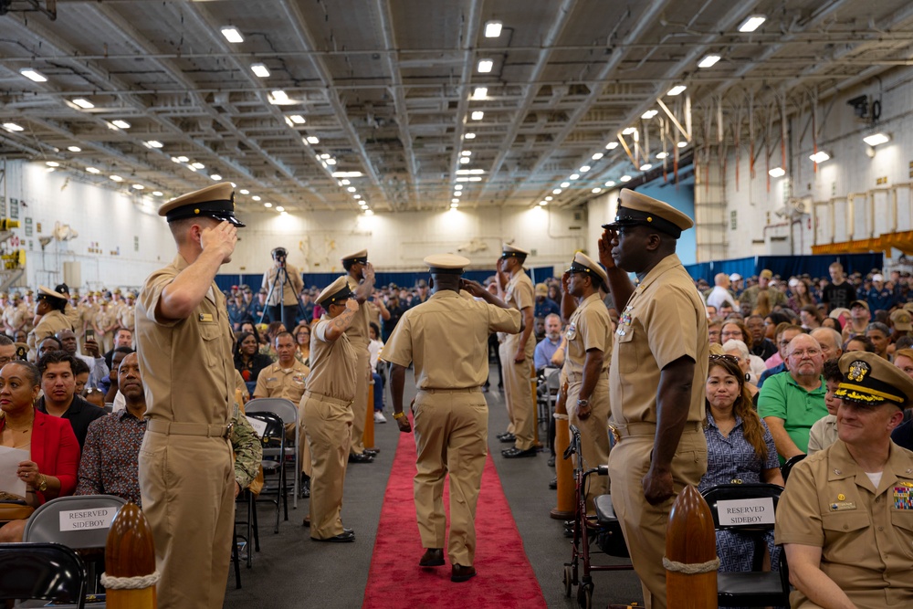 USS Gerald R. Ford (CVN 78) Chief Pinning Ceremony