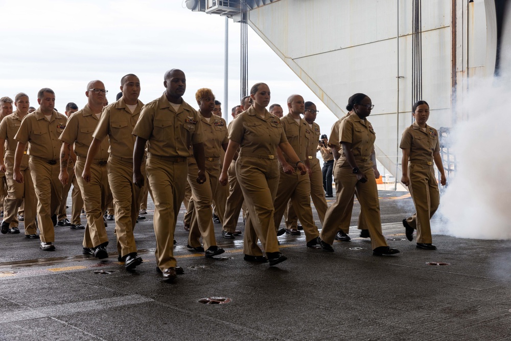 USS Gerald R. Ford (CVN 78) Chief Pinning Ceremony