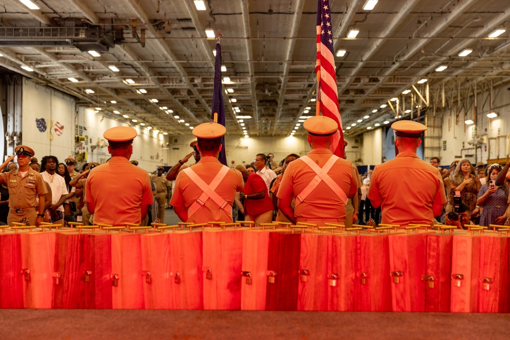 USS Gerald R. Ford (CVN 78) Chief Pinning Ceremony