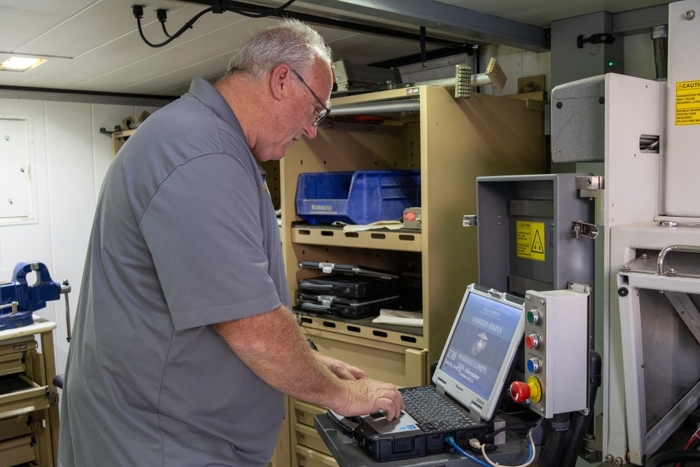 Test, Measurement and Diagnostic Equipment Team aboard MCLBB