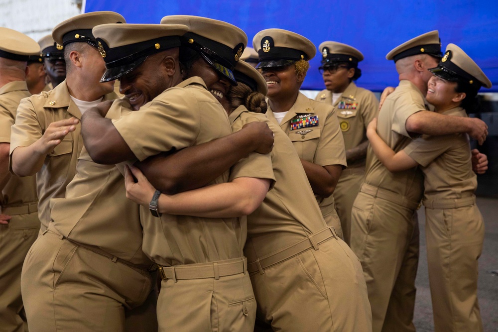 USS Gerald R. Ford (CVN 78) Chief Pinning Ceremony