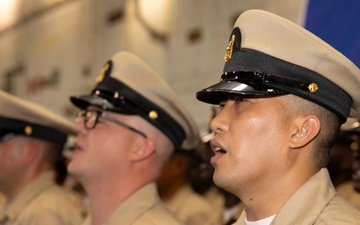 USS Gerald R. Ford (CVN 78) Chief Pinning Ceremony