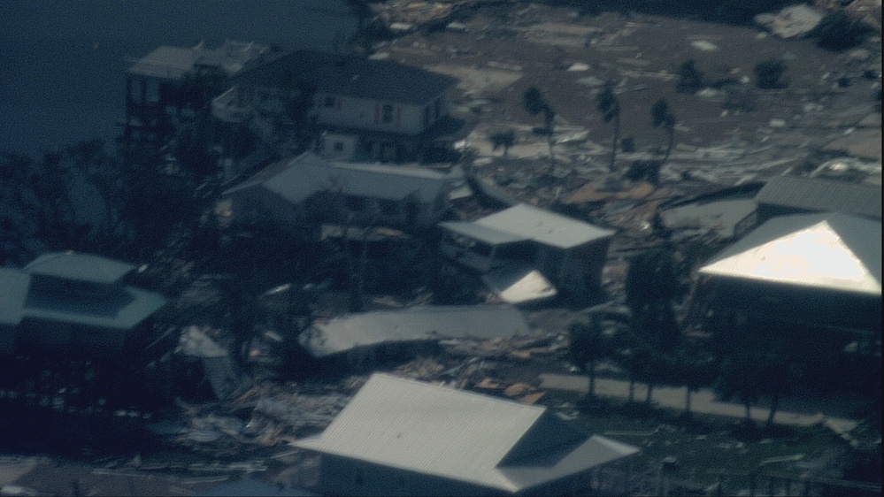 AMO Multi-role Enforcement Aircraft assesses damage wrought by Hurricane Helene