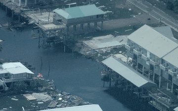 AMO Multi-role Enforcement Aircraft assesses damage wrought by Hurricane Helene