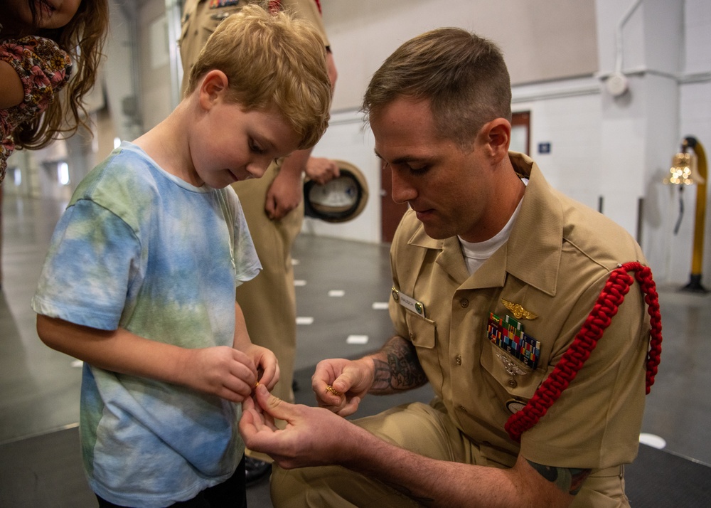 Chief Pinning Ceremony At Recruit Training Command