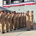 USS Antietam Leaders at the Ship's Final Morning Colors