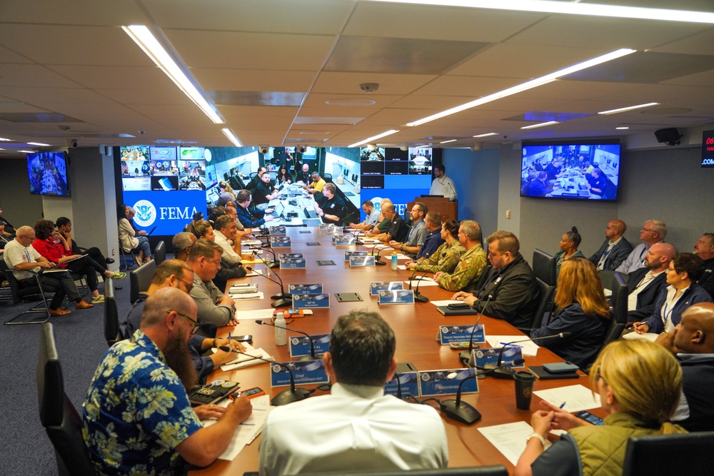 FEMA Hosts Interagency Teleconference and Operations Briefing