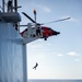 Coast Guard Cutter Bear, MH-60 Jayhawk helicopter aircrew conduct hoisting operations