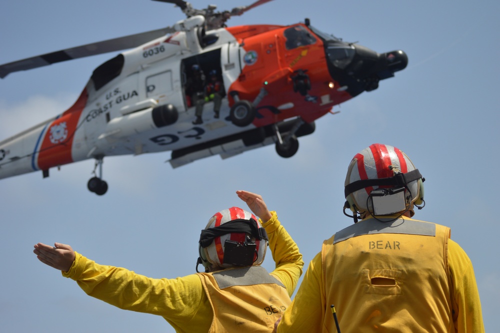 Coast Guard Cutter Bear conducts operations north of Haiti