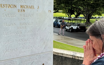 Navy Families Honor Fallen Service Members at POW/MIA Recognition Day Rosette Ceremony