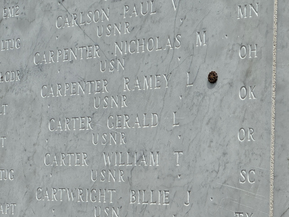 Navy Families Honor Fallen Service Members at POW/MIA Recognition Day Rosette Ceremony