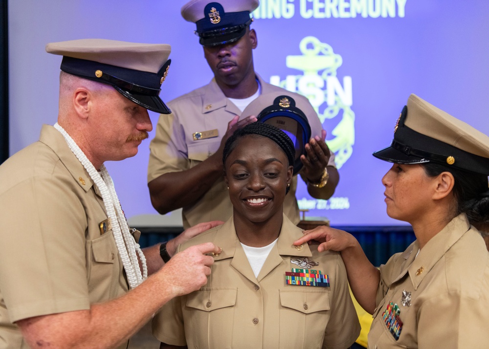 Navy Medicine Readiness and Training Command Pensacola Chief Pinning Ceremony