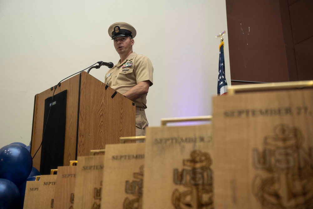 NSA Mid-Life holds a Chief Pinning Ceremony