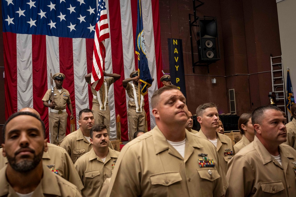 NSA Mid-Life holds a Chief Pinning Ceremony