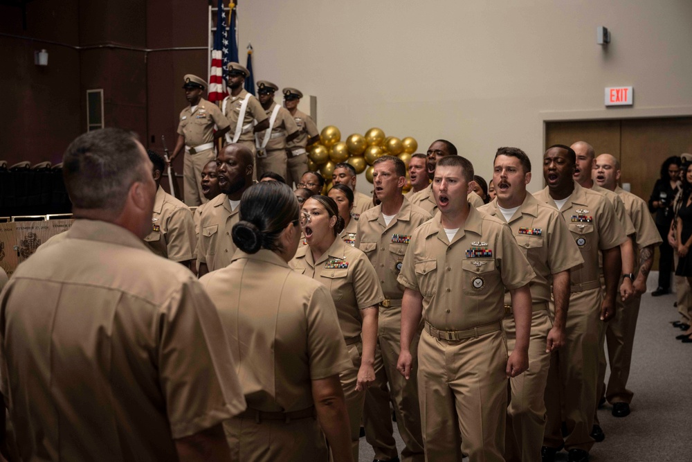 NSA Mid-Life holds a Chief Pinning Ceremony