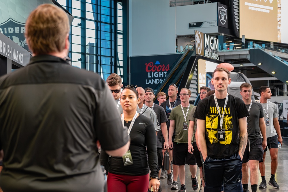 Nellis, Creech Airmen attend Salute to Service event