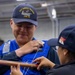 USS Ronald Reagan (CVN 76) Sailors conduct MK-1 Life Preserver inspection