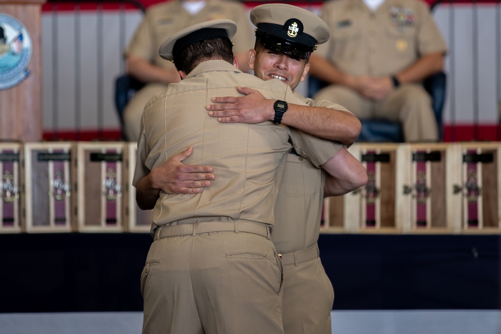 George Washington Conducts Chief Pinning Ceremony