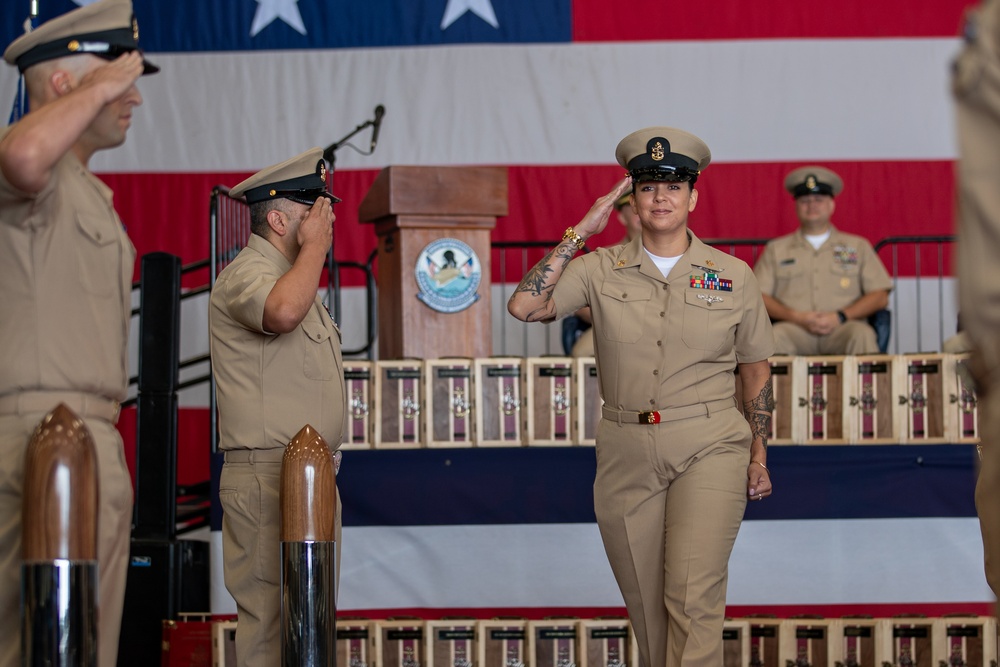 George Washington Conducts Chief Pinning Ceremony