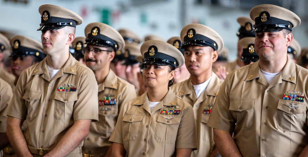 George Washington Conducts Chief Pinning Ceremony