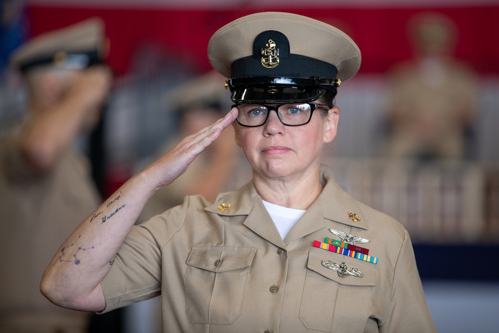 George Washington Conducts Chief Pinning Ceremony