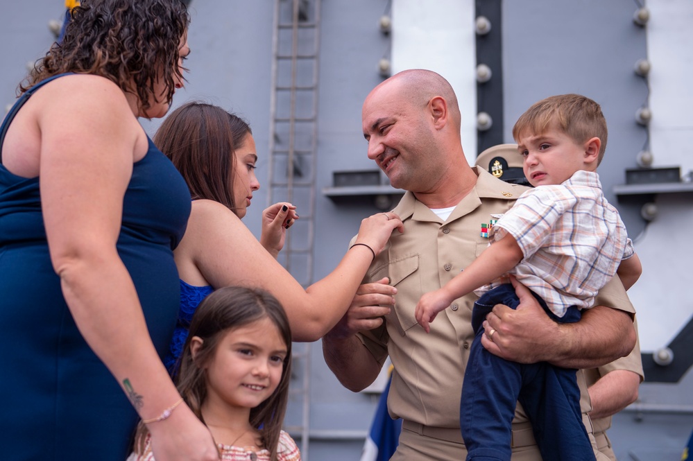 USS Carl Vinson U.S. Navy Chief Petty Officer Pinning