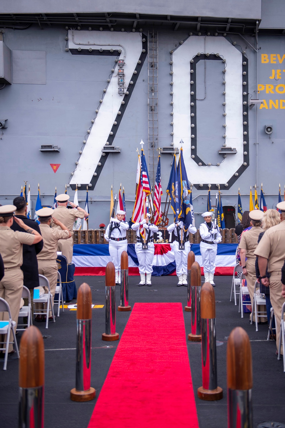 USS Carl Vinson U.S. Navy Chief Petty Officer Pinning Ceremony