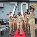 USS Carl Vinson U.S. Navy Chief Petty Officer Pinning Ceremony