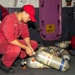 USS Carl Vinson Sailor Conducts Preventative Maintenance