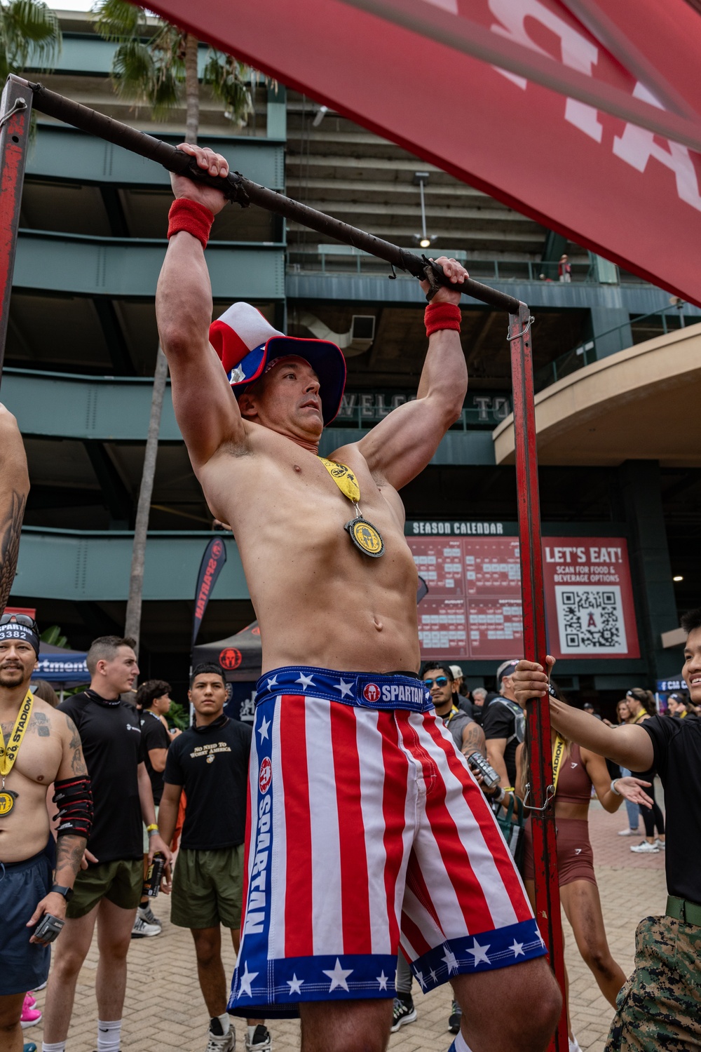 Marines Run Spartan Race at Angels Stadium 2024