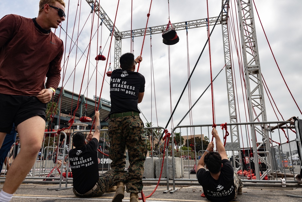 Marines Run Spartan Race at Angels Stadium 2024