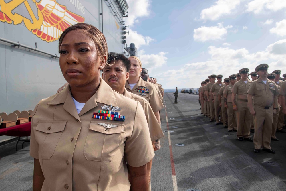 Boxer FY25 CPO Pinning Ceremony